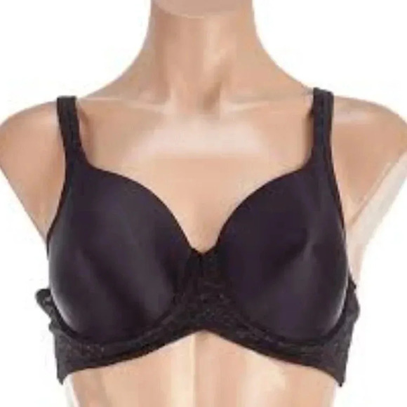 38B Playtex Secrets 4913 Breathably Cool UW Bra Black NWT - Picture 4 of 5